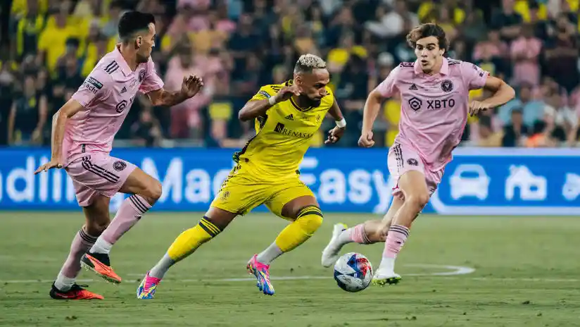 OK9 News: Nhận định Inter Miami vs Nashville – Messi dẫn đầu, Miami sẵn sàng “nghiền nát” đối thủ tại Playoffs MLS 2025 1 Inter Miami vs Nashville Messi Bóp Nghẹt Đối Thủ